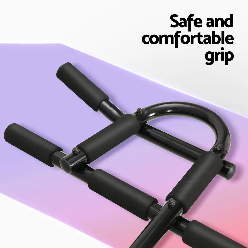 Everfit Pull Up Bar 104CM Doorway Chin Up Horizontal Bar Gym Build Your Strength