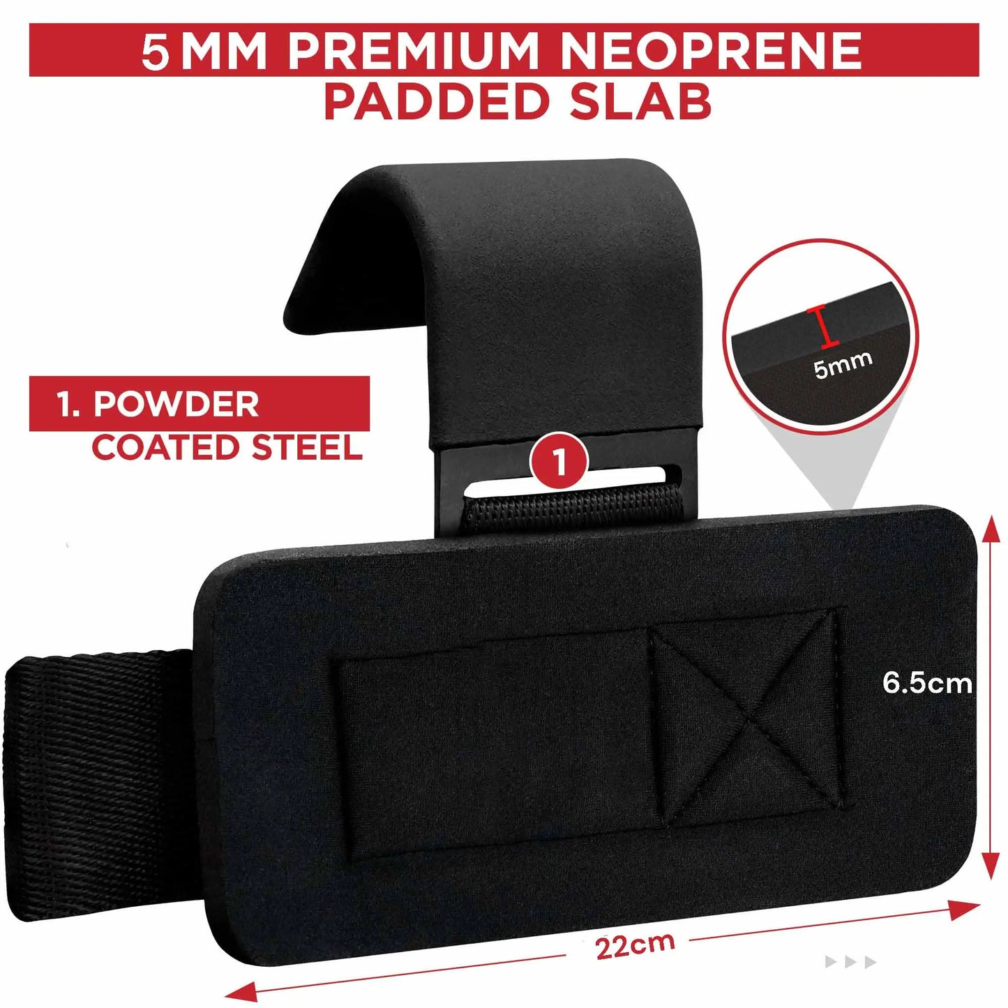 Pair Weight Lifting Hooks Straps Grip Wrist Wrap Support Powerlifting Deadlift Pull Up Build Your Strength