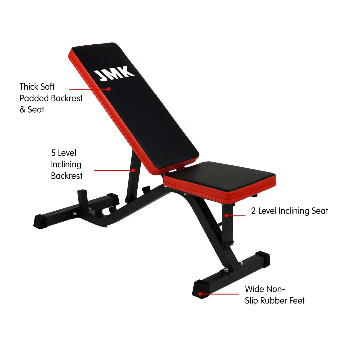 Powertrain Adjustable Incline Decline Home Gym Bench Build Your Strength