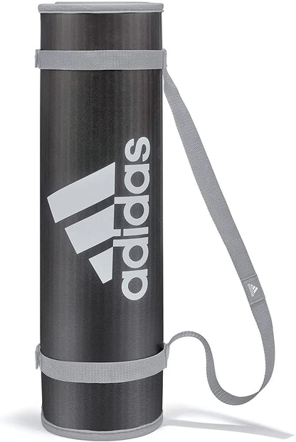 Adidas Exercise Training Floor Mat Gym 10mm Thick Gym Yoga Fitness Judo Pilates Build Your Strength