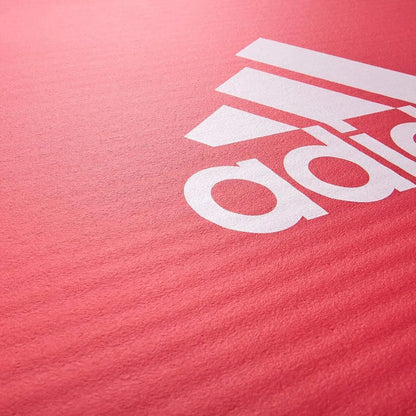Adidas Fitness Mat 7mm Exercise Training Floor Gym Yoga Judo Pilates - Red Build Your Strength