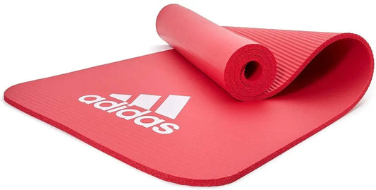 Adidas Fitness Mat 7mm Exercise Training Floor Gym Yoga Judo Pilates - Red Build Your Strength