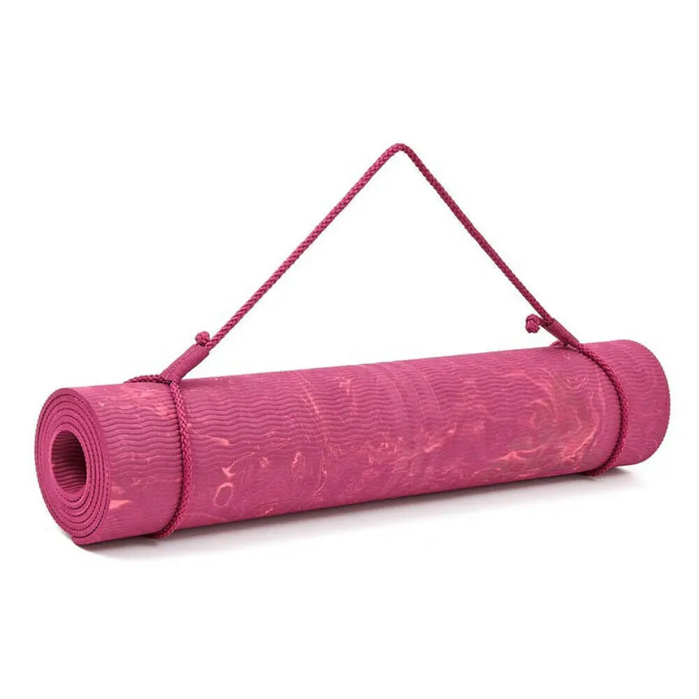 Adidas Premium 5mm Camo Sports Home/Gym Fitness Exercise Yoga Mat Power Berry Build Your Strength