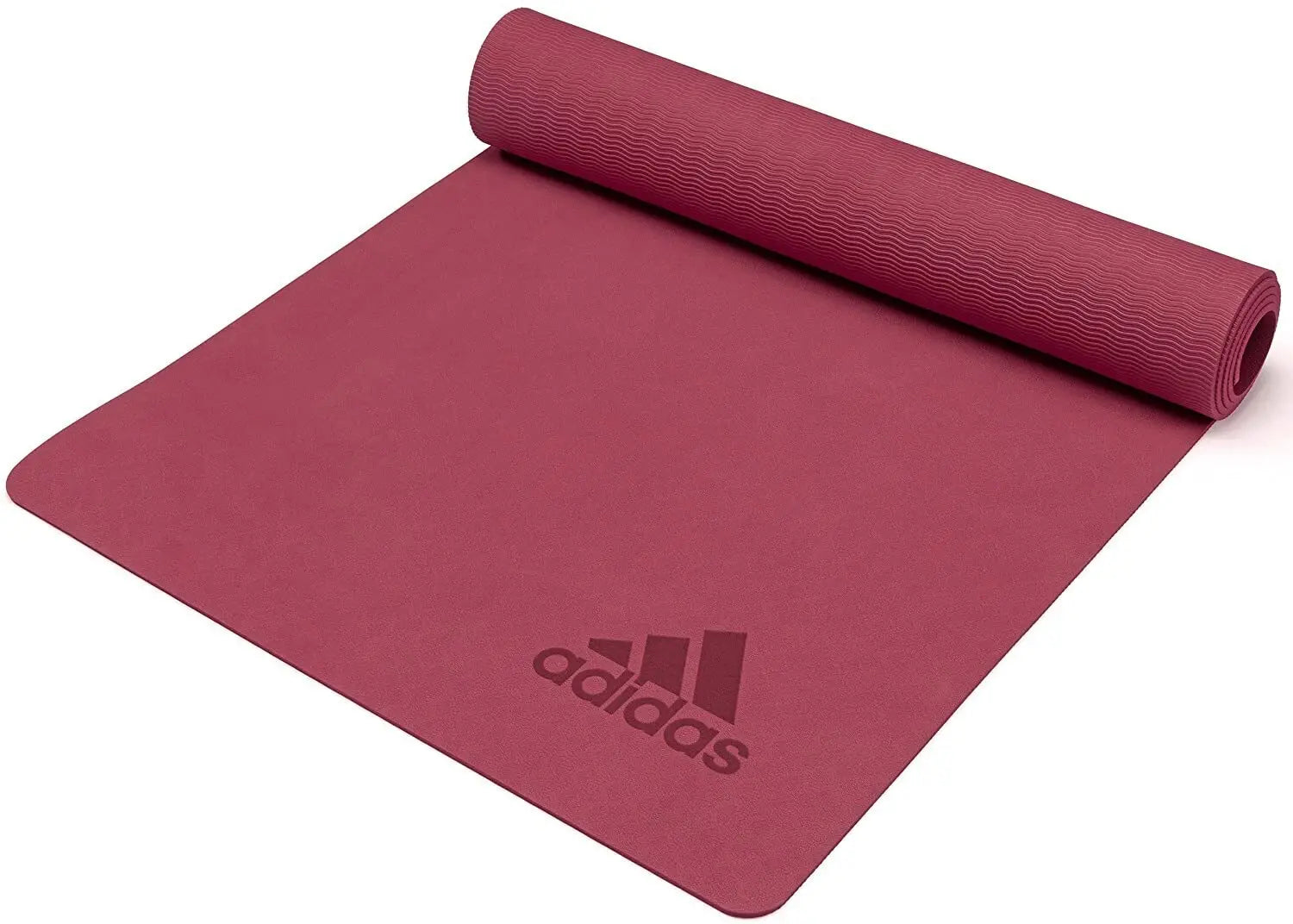 Adidas Premium Yoga Mat 5mm Exercise Training Floor Gym Fitness Pilates - Mystery Ruby Build Your Strength