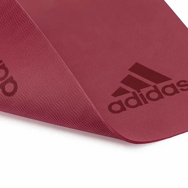 Adidas Premium Yoga Mat 5mm Exercise Training Floor Gym Fitness Pilates - Mystery Ruby Build Your Strength