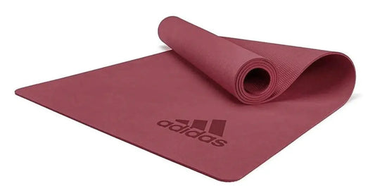 Adidas Premium Yoga Mat 5mm Exercise Training Floor Gym Fitness Pilates - Mystery Ruby Build Your Strength