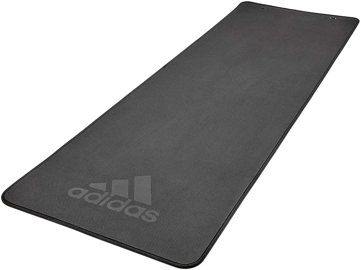 Adidas Professional Yoga Mat Exercise Training Floor Gym Fitness Judo Pilates - Black Build Your Strength