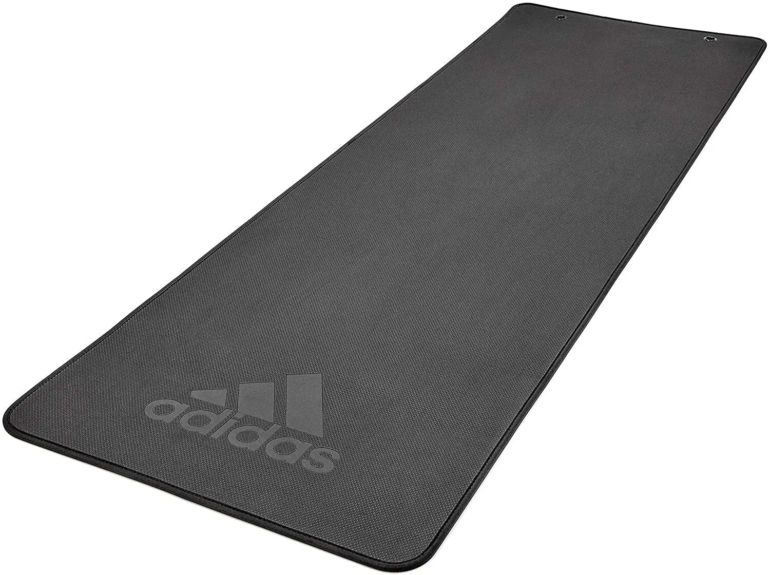 Adidas Professional Yoga Mat Exercise Training Floor Gym Fitness Judo Pilates - Black Build Your Strength