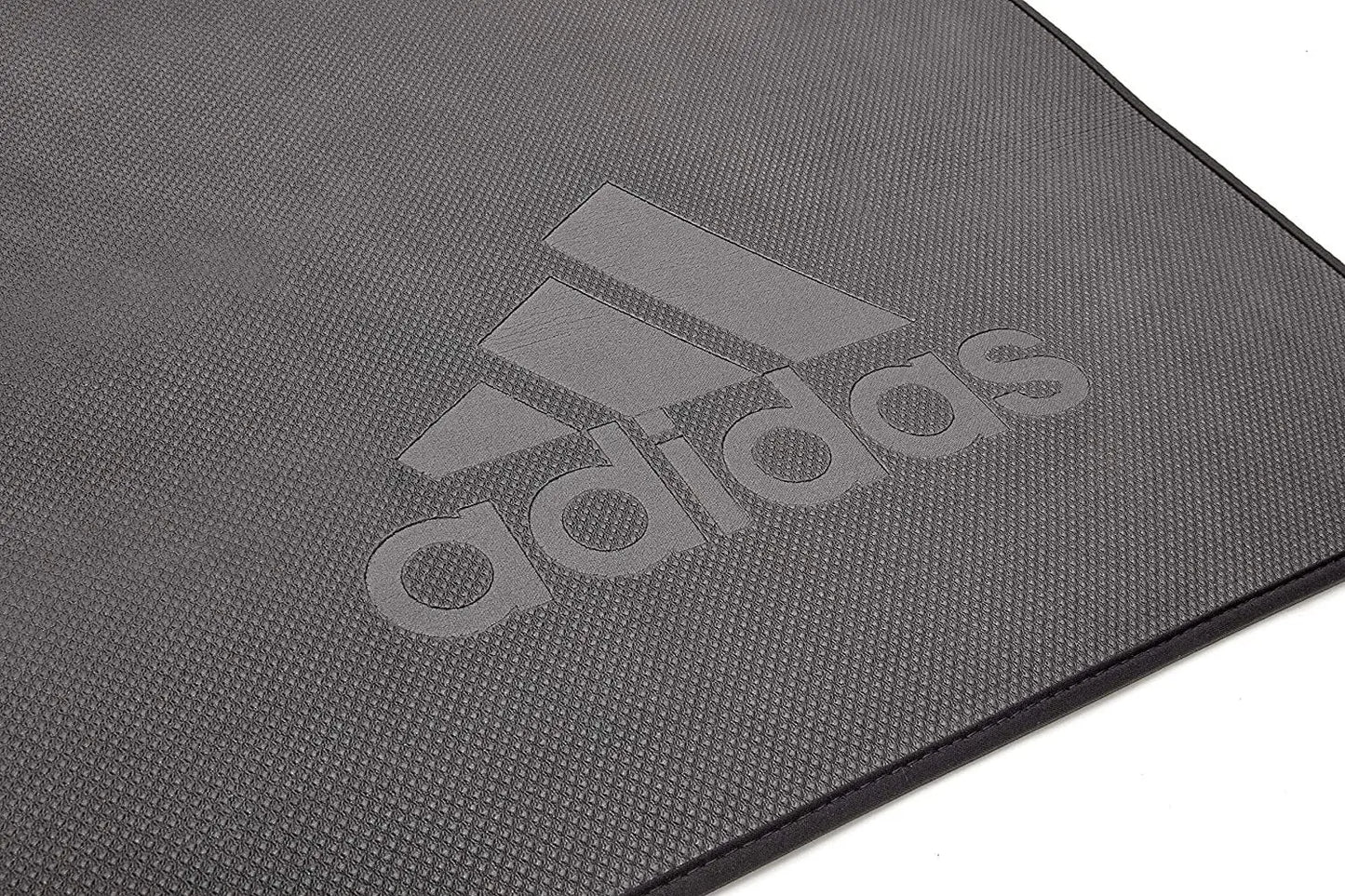 Adidas Professional Yoga Mat Exercise Training Floor Gym Fitness Judo Pilates - Black Build Your Strength