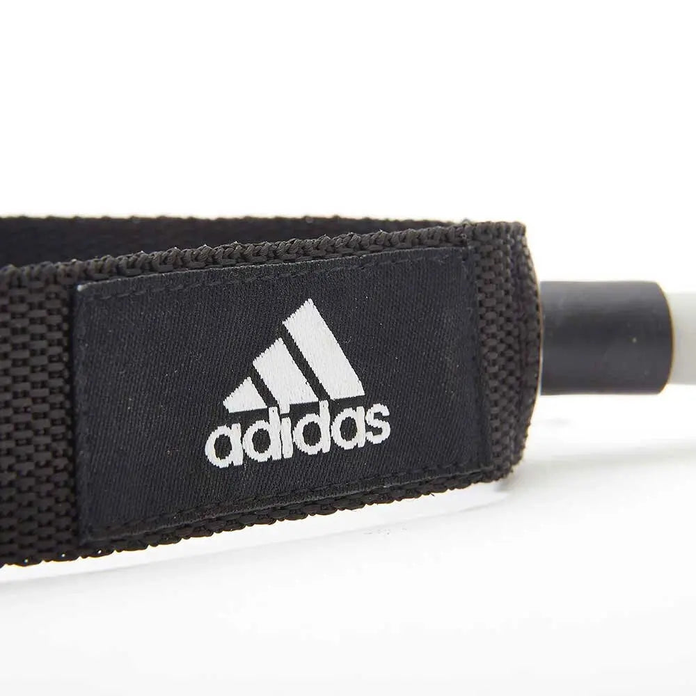 Adidas Resistance Tube Level 2 Band Elastic Yoga Fitness Gym Strap - Grey/Black Build Your Strength
