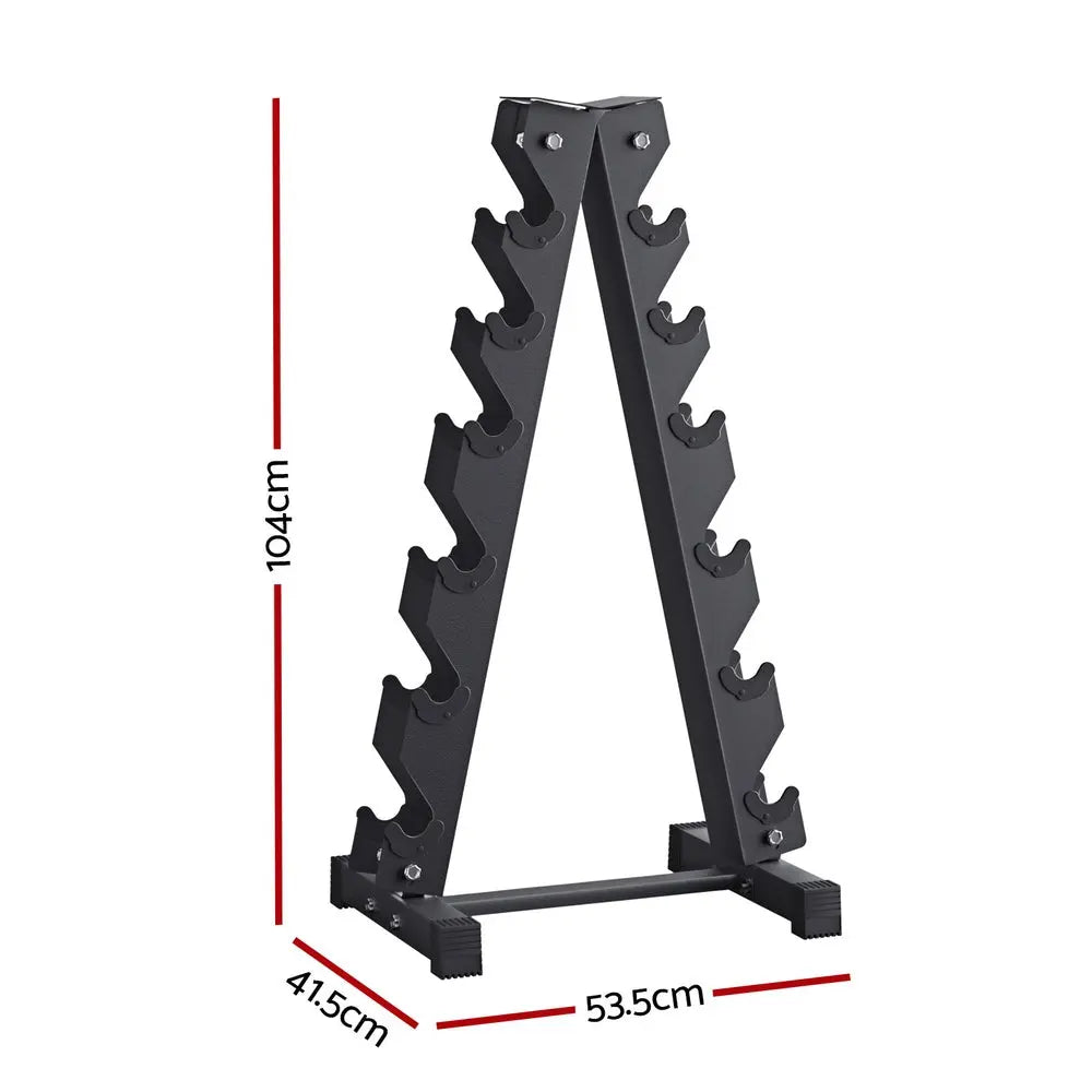 Everfit Dumbbells Rack 6 Tier Dumbbell Stand Home Gym Storage 200kg Capacity Build Your Strength