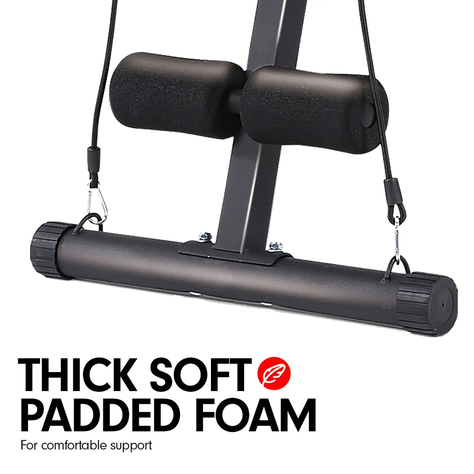 Powertrain Adjustable Incline Decline Exercise Bench Resistance Bands Build Your Strength