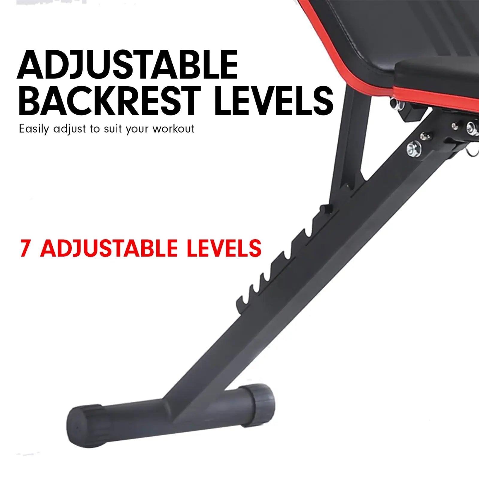Powertrain Adjustable Incline Decline Exercise Bench Resistance Bands Build Your Strength