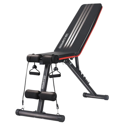 Powertrain Adjustable Incline Decline Exercise Bench Resistance Bands Build Your Strength